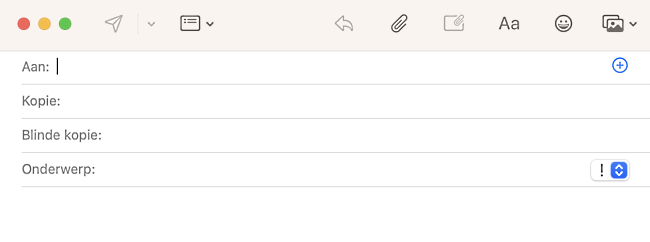 Nieuwe e-mail